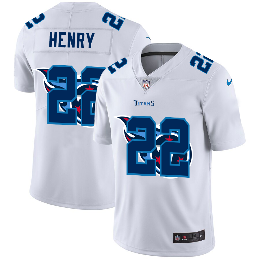 2020 New Men Tennessee Titans #22 Henry white Limited NFL Nike jerseys->tennessee titans->NFL Jersey